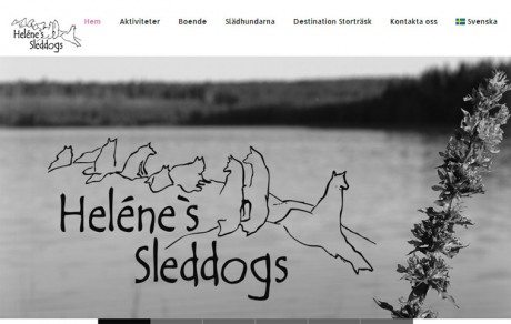 reklambyrån pr4u har producerat helenessleddogs webbplats