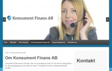 reklambyrån PR 4u har byggt denna webbsida till konsument finans