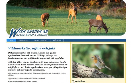 reklambyrån PR 4u har utvecklat hemsida i WordPress